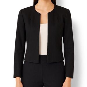 Like New Black J. Crew Wool Open Front Blazer, Size 6
